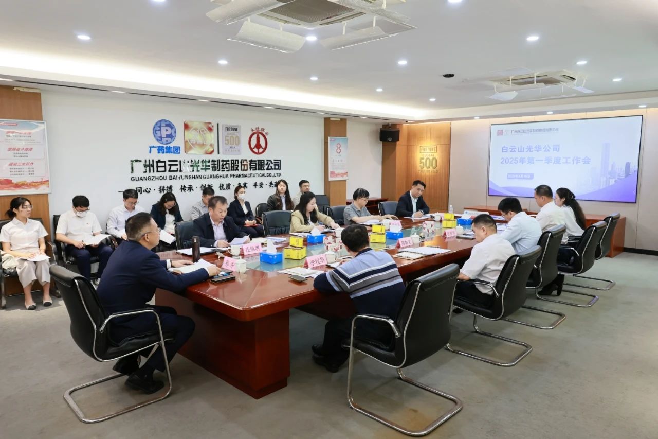 凝心聚力开新局 全力以赴拼经济——白云山耀彩网制药召开2025年一季度事情聚会