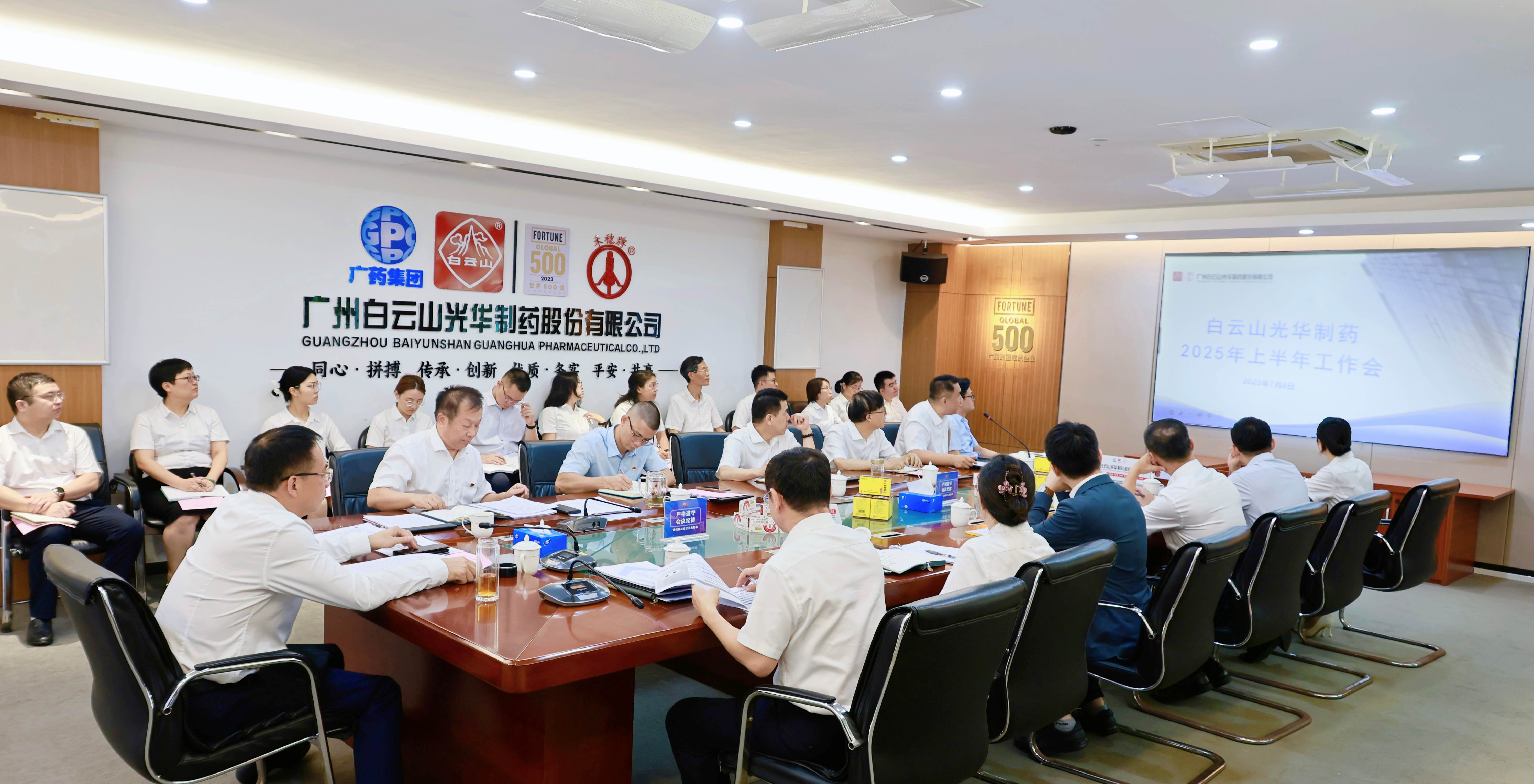 严实作风强基本 奋楫冲刺立异绩——白云山耀彩网制药召开2025年上半年岁情聚会